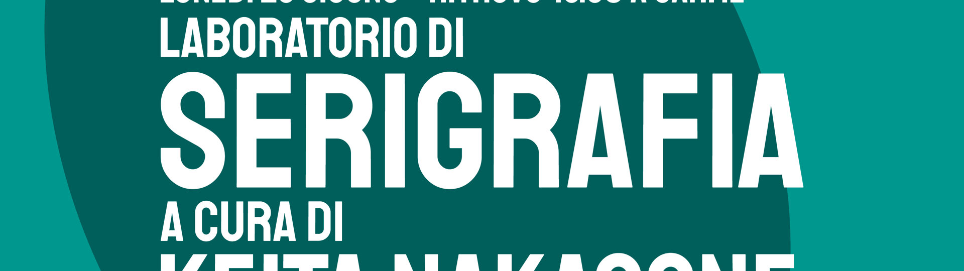 Laboratorio di Serigrafia